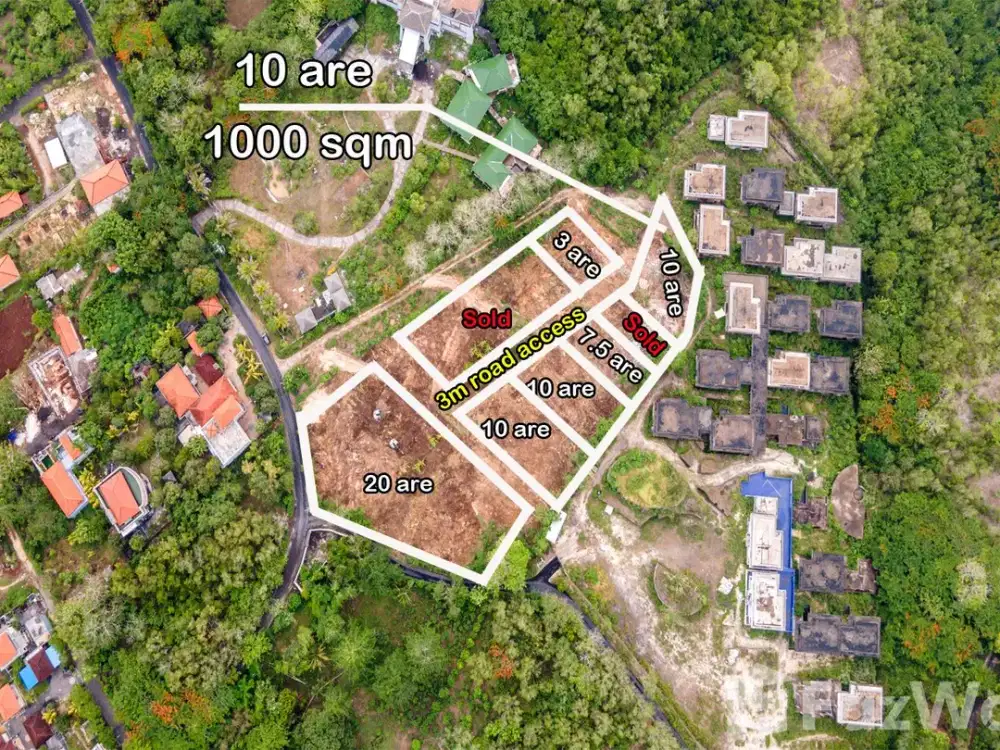 Land for sale in Uluwatu, Bali