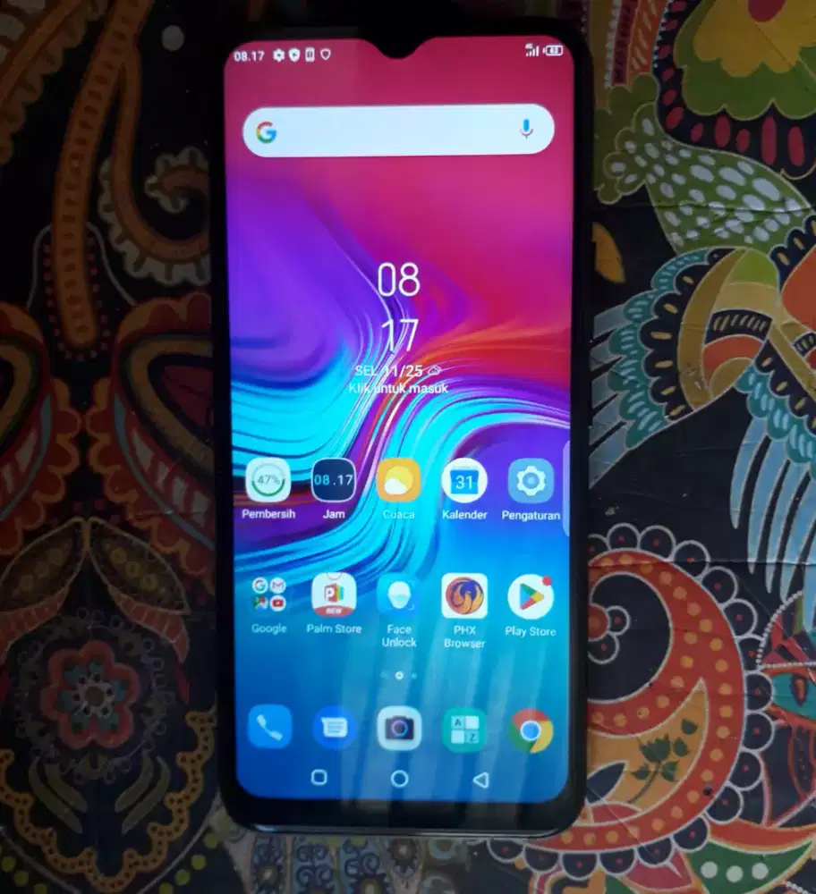 Infinix hoot 8  3/32 msh layak