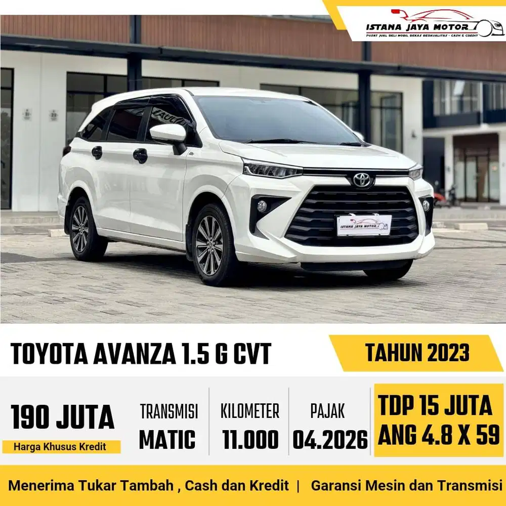 TOYOTA AVANZA 1.5 G CVT 2023
