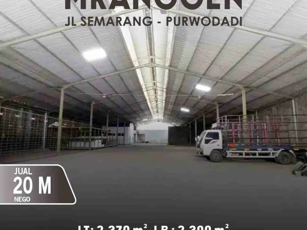 Dijual Gudang Mranggen