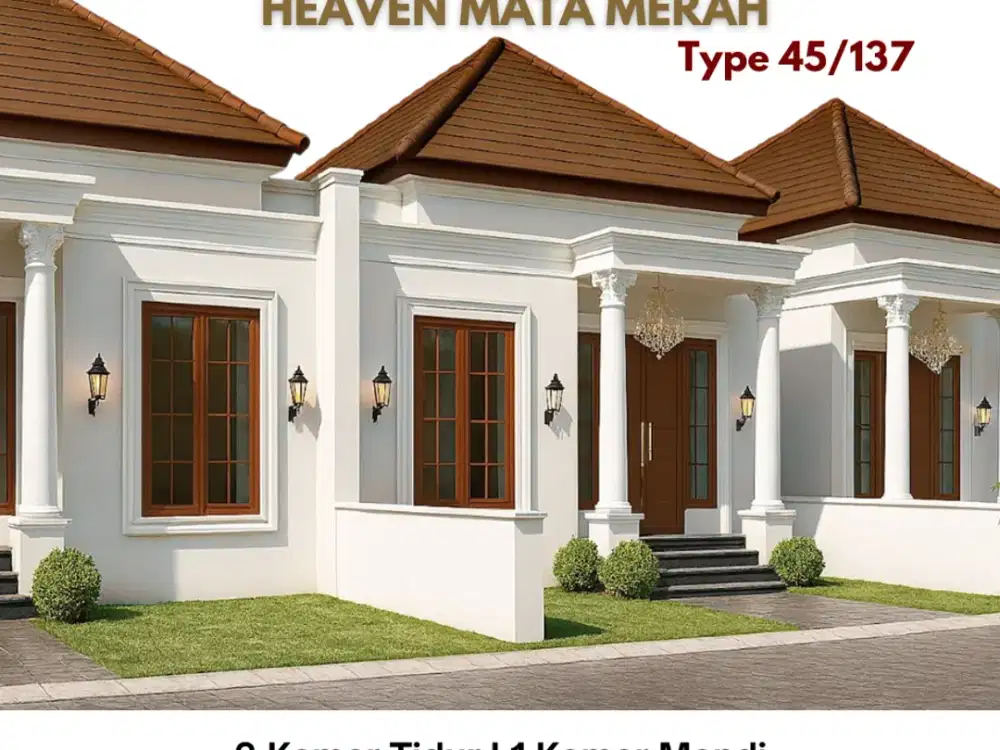 Dijual Rumah Heaven Mata Merah Palembang