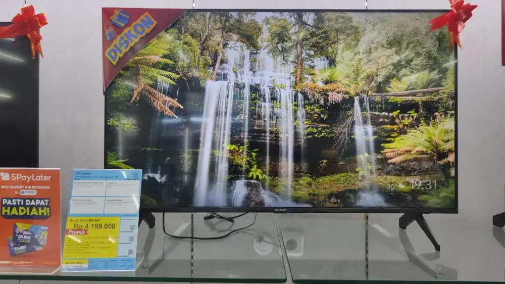 Google TV SHARP 43 Inch 4K, bisa dicicil pakai Shopee Pay Later