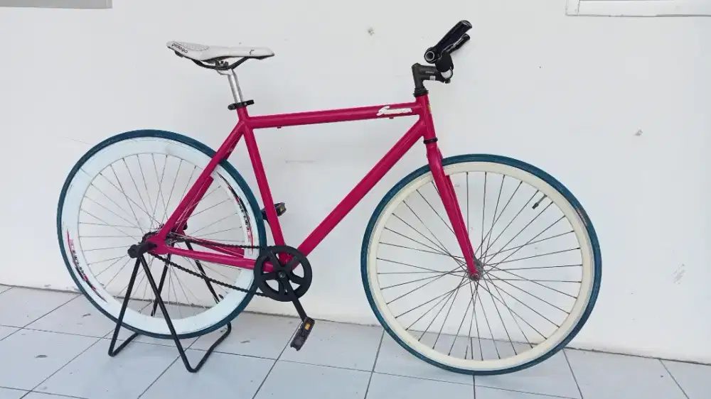 Sepeda Fixie Chromoly 700c resik