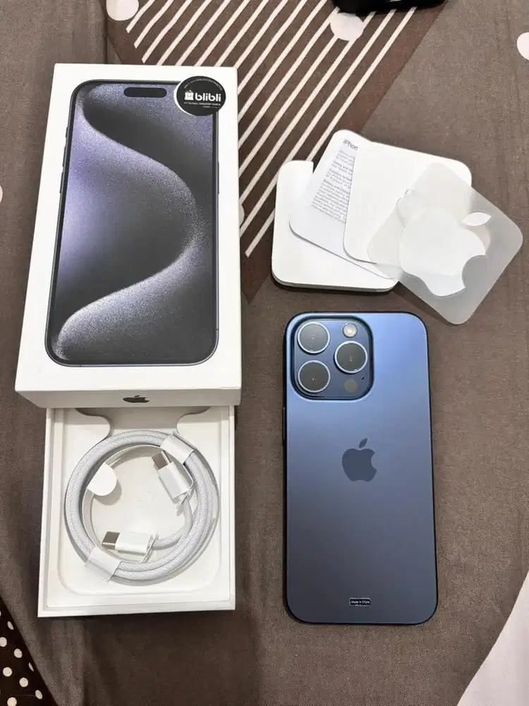 IPHONE 15 PRO 128GB 100% MULUS
