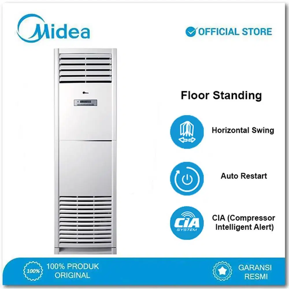 AC STANDING FLOOR MIDEA 5 PK 5250 WATT - MFGB2-48CRN1