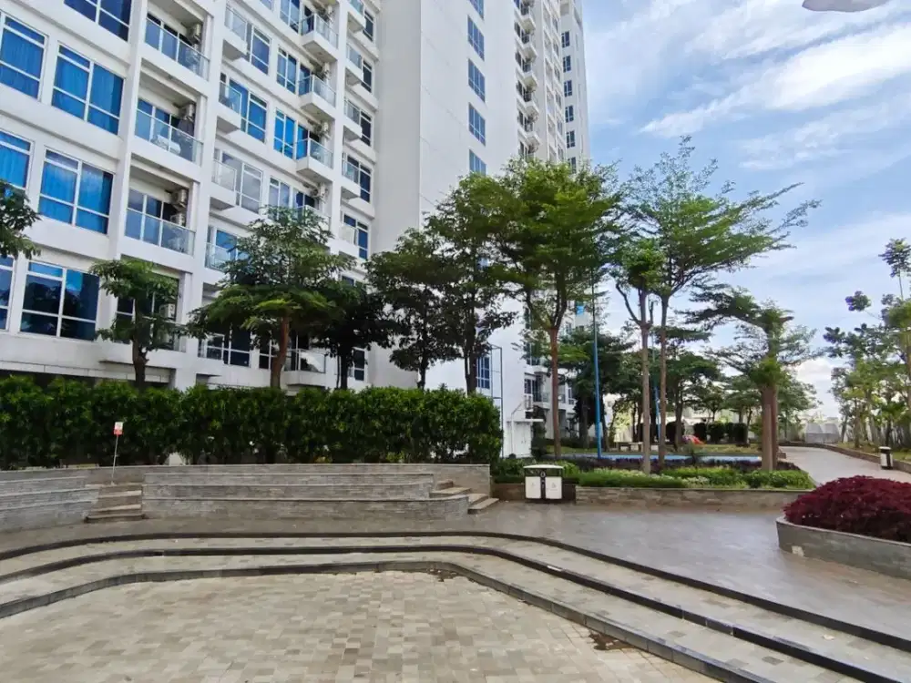 Disewakan Apartemen Puri Mansion 1 Kamar Tidur Furnish Harga Termurah Bonus Cantik View Kolam Renang