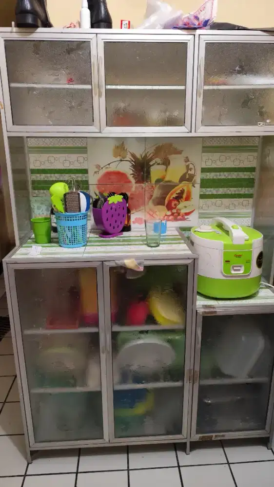 Jual Murah‼️Rak Piring Keramik 3 pintu