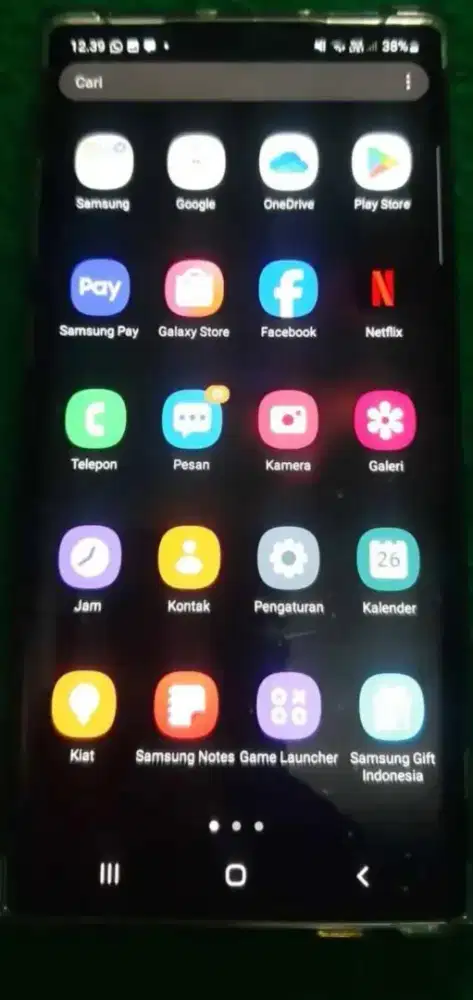 Samsung note 10plus ran 12/256 2,3jt aje udh murah