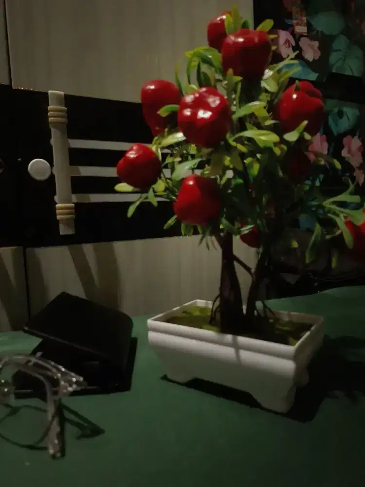 Mini Apple Tree Decor - Pohon Apel Mini Hias Estetik