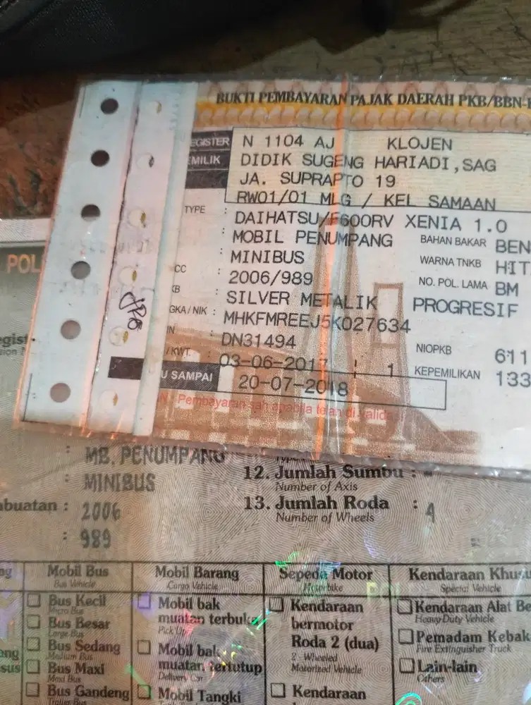 Daihatsu Xenia 2006 Bensin