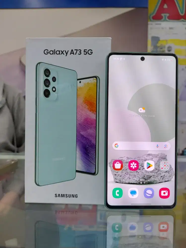 SAMSUNG A73 5G 8+8/256GB MULUSSS NO MINUS FULLSET ORI