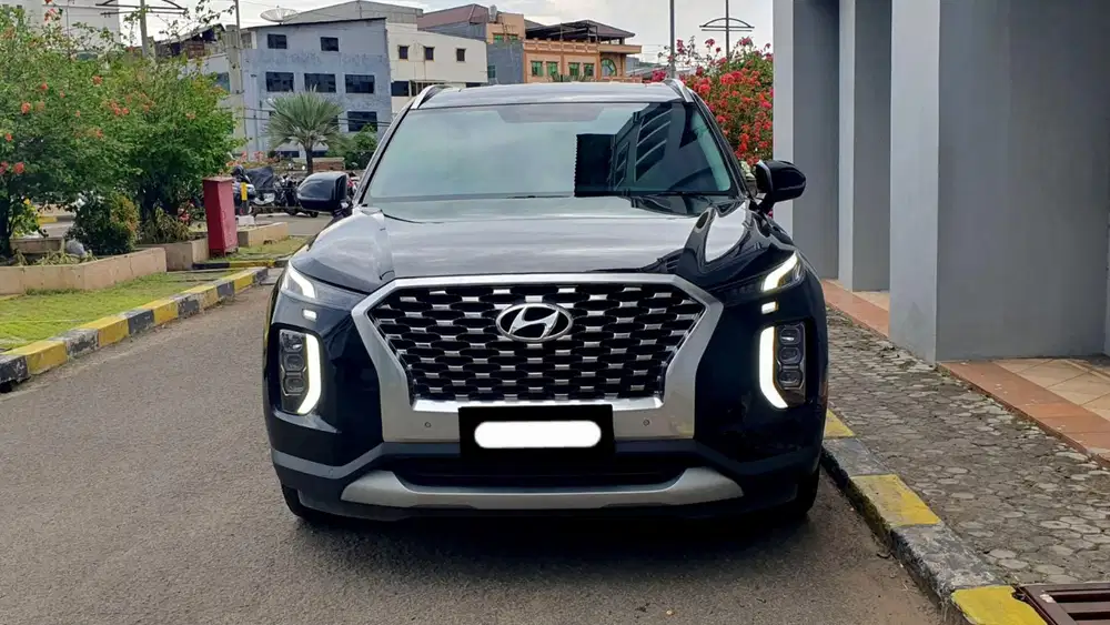 Km40rb hyundai palisade signature diesel 2021 hitam sunroof pajak pnjg