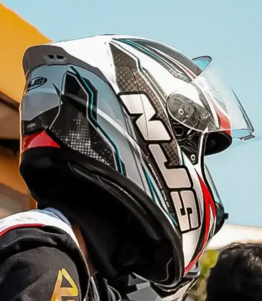 helm NJS ZX1 livery langka