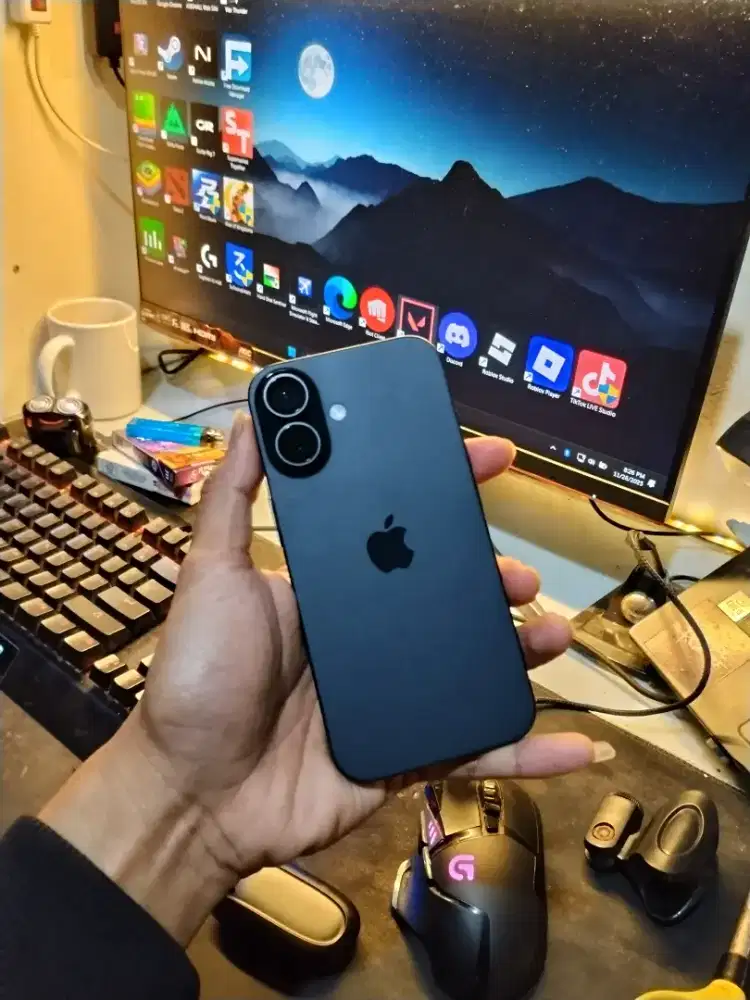 Iphone 16 256 gb fullset mulus banget like new siap pakai