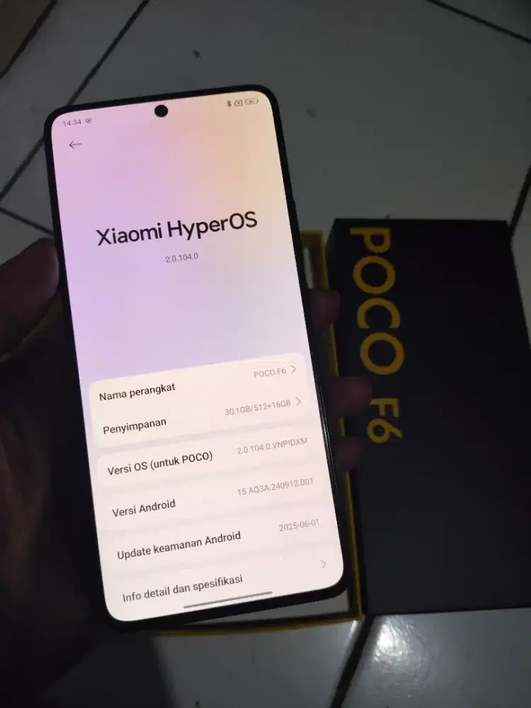 Poco F6 5G 12/512 Fullset