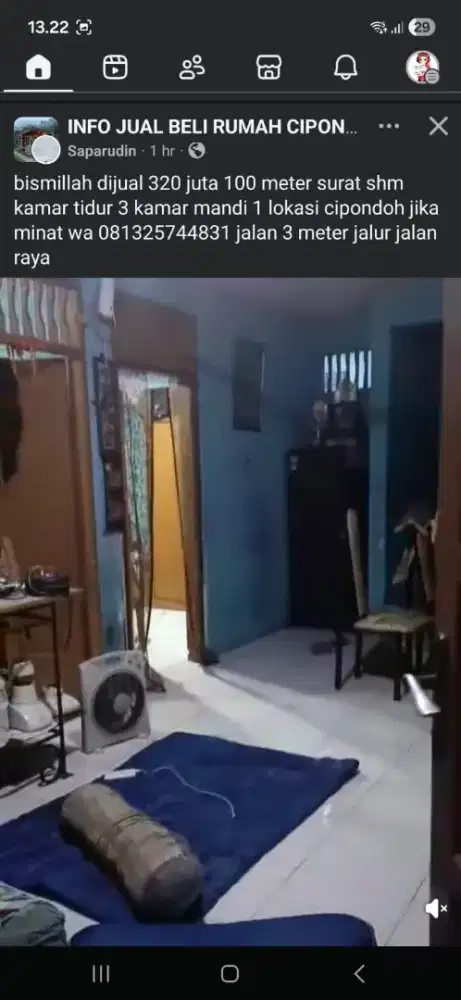 bismillah dijual rumah lokasi gang warung