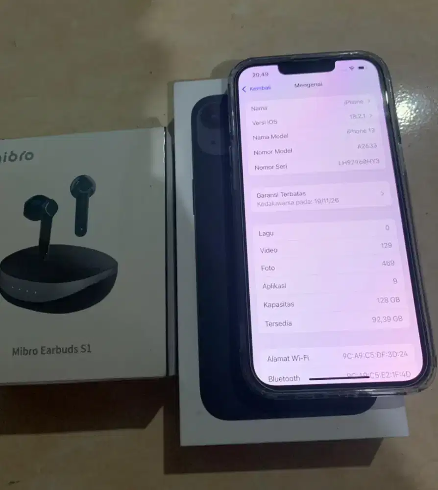 iPhone 13 Garansi Resmi bonus TWS