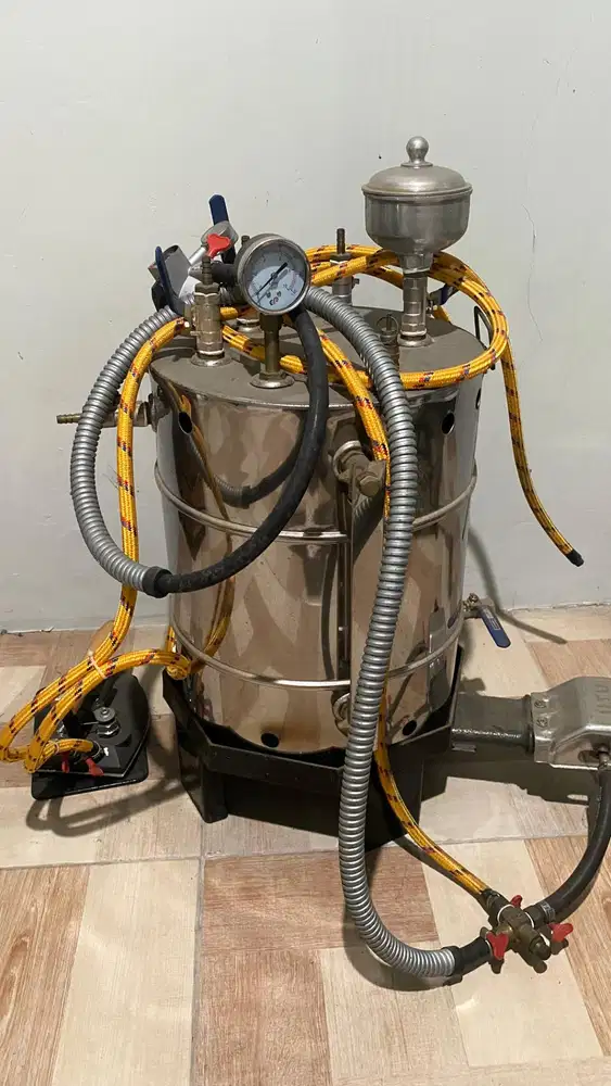 Setrika Uap Boiler 10 liter 2 tabung