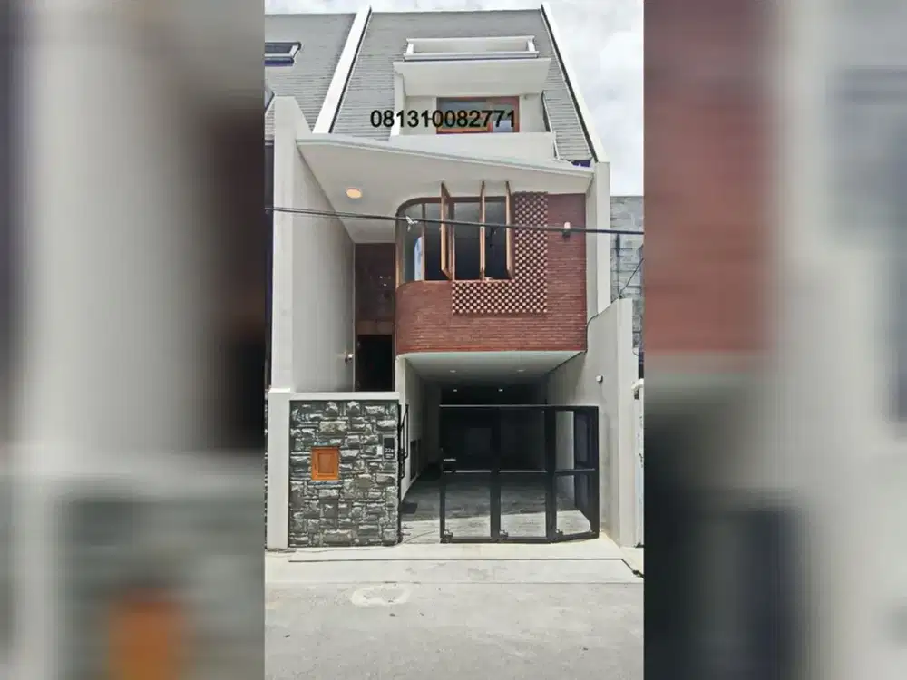Rumah Baru Modern Natural Tropis Siap Huni Di Rawamangun Jakarta Timur