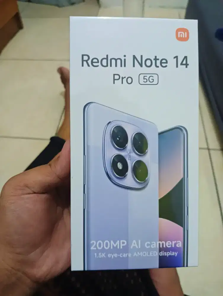 Redmi note14 pro 5g kondisi baru (segel)
