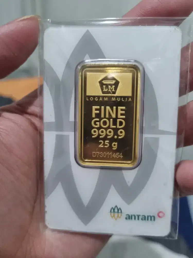 Emas Antam 25gr tahun 2023