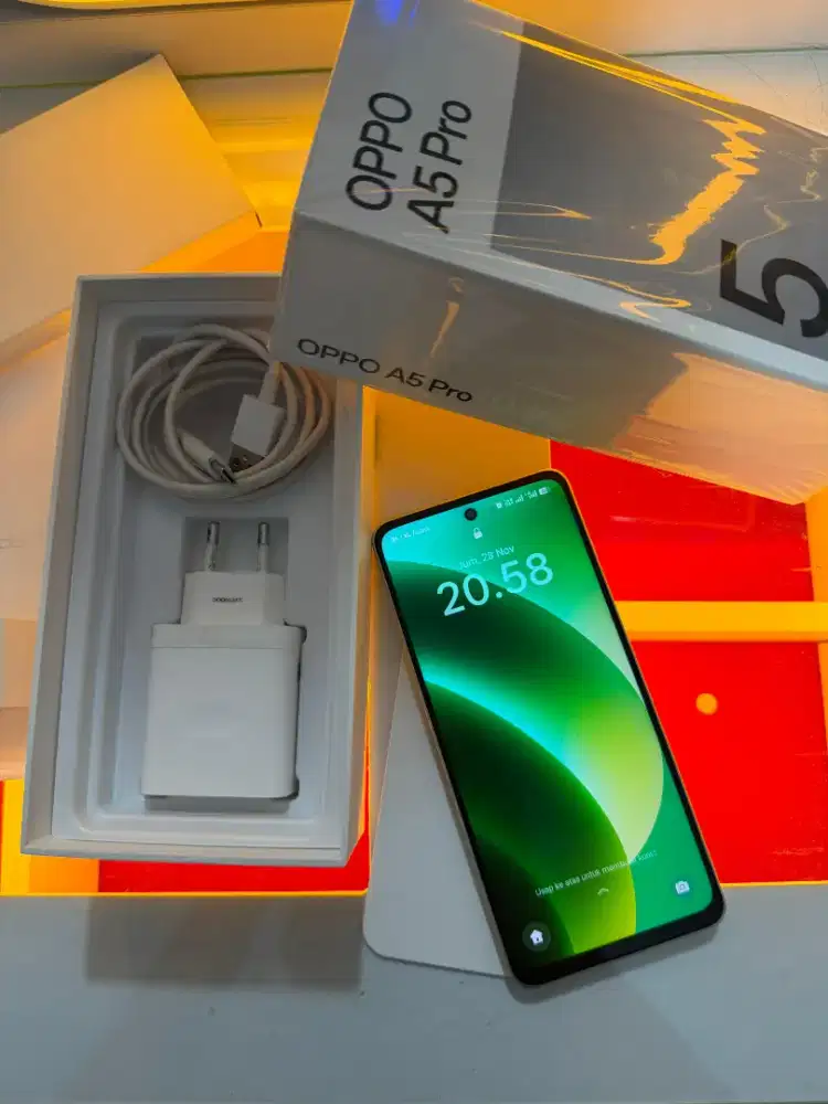 Oppo A5 Pro - Green - 8/256 - Fullset - Garansi