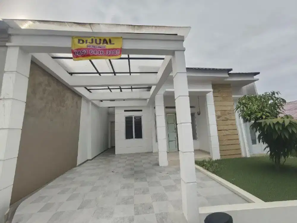 Rumah baru, murah dan siap huni dekat Univeristas UIR Pekanbaru