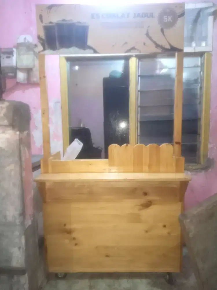 Gerobak minuman,kondisi kayak baru