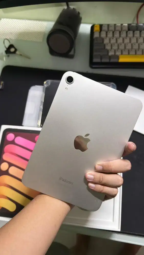 Ipad Mini 7 (A17Pro) Starlight garansi inter 128GB BH 100% CC 75