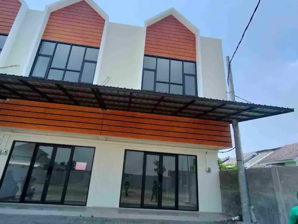 Ruko 2 lantai dijual siap huni lokasi strategis nol jalan Raya
