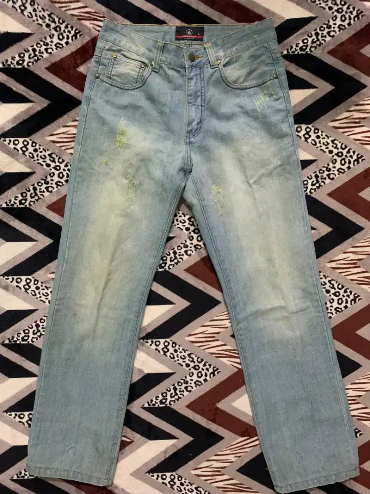 Celana jeans light wash