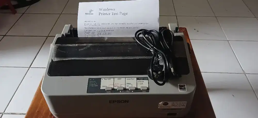 PRINTER LX 310
Dot Metrix