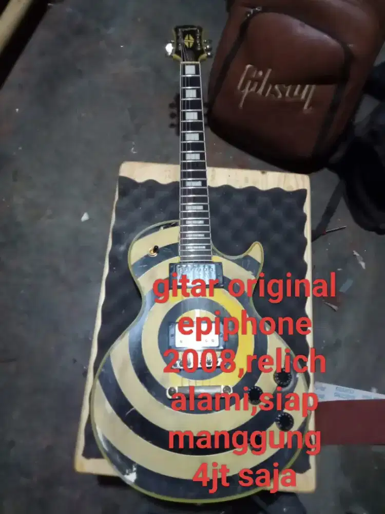 Gitar epiphone original 2008 udah full seting siap manggung