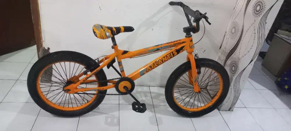 Sepeda bmx atlantis uk 20 siap pakai ban jumbo