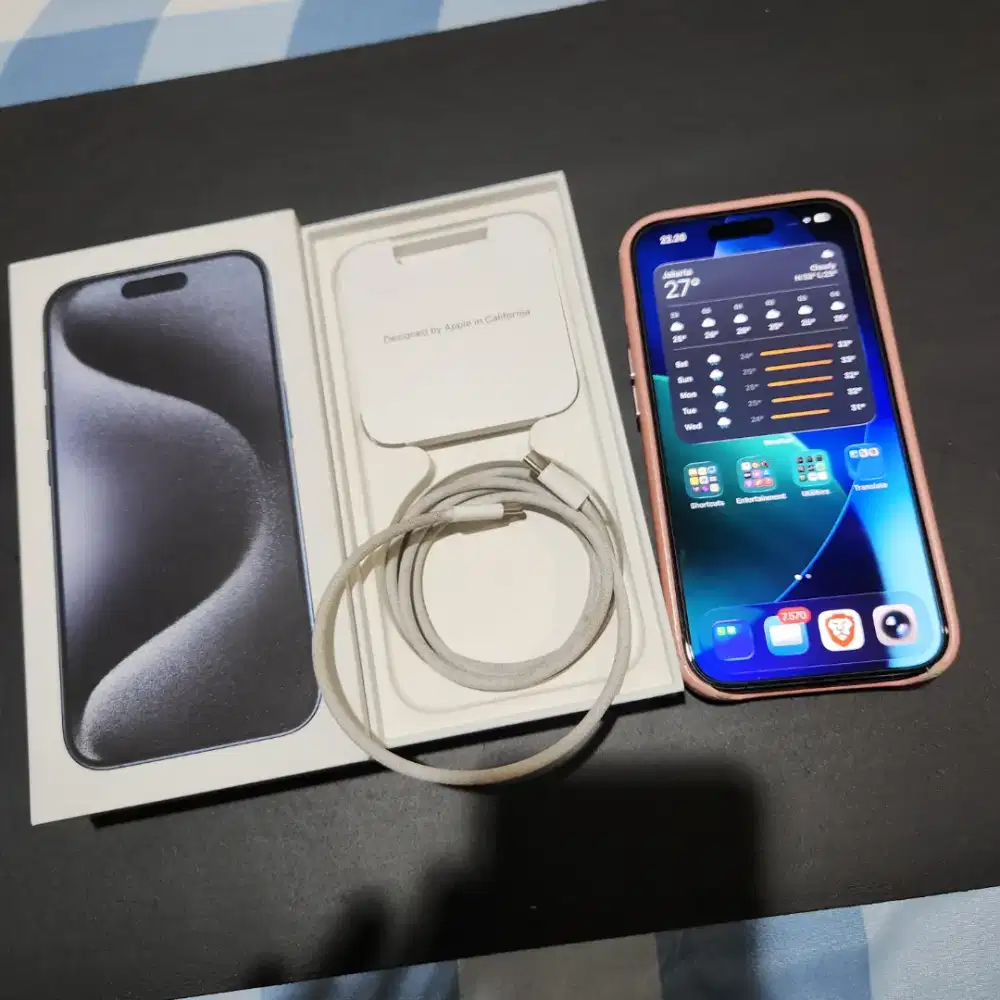 IPhone 15 Pro 128GB Blue Titanium Second IBox