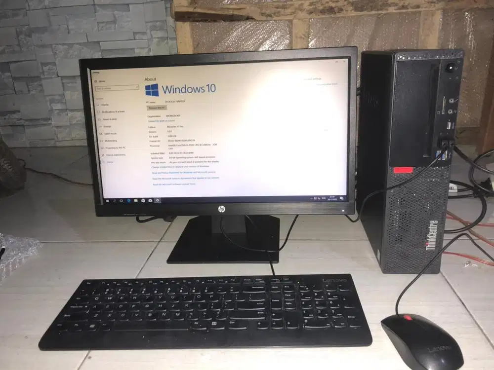 Full set CPU Lenovo ThinkCentre M700 SFF Intel Core i5 Gen 8 / SSD512