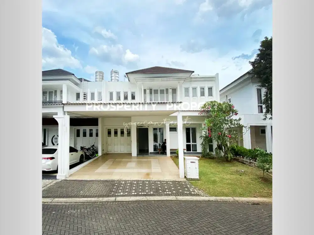 Rumah Mewah Harga Termurah di Cluster De Frangipani Kawasan Premium De Park BSD City Stratetgis Asri Hadap Selatan Seluas 300 Meter