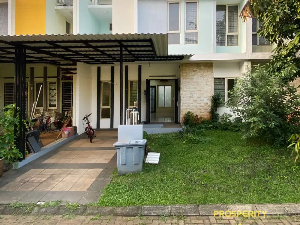 Rumah Murah Rapi di Cluster New Jasmine Seberang Mall Summarecon Strategis di Depan Gading Serpong