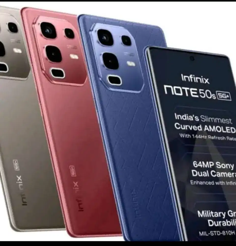 Murah hp infinix Note 50s 5G 8/256 grs resmi, bs kredit