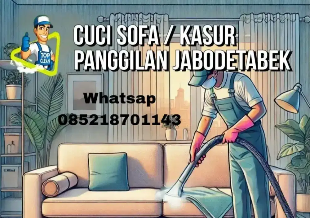 Terima Jasa cuci kasur sofa karpet dll