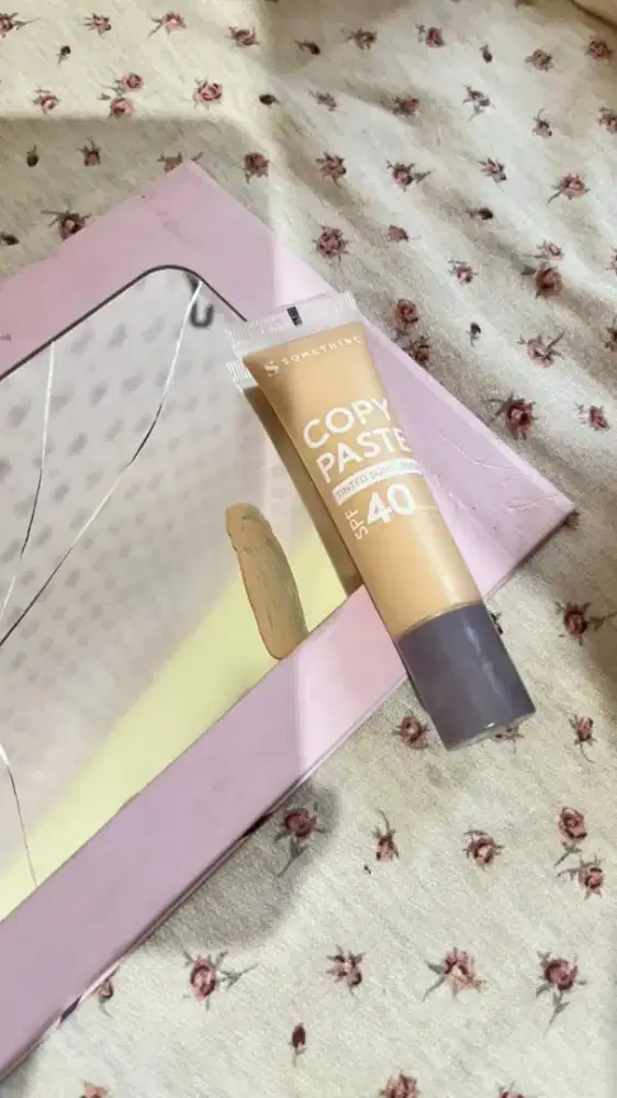 Tinted sunscreen something