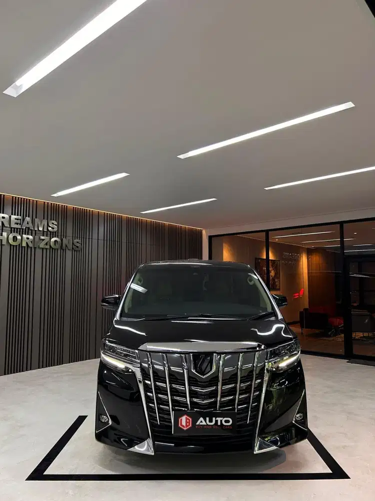 Toyota Alphard 2.5 G TSS ATPM 2022 Hitam Nik 2021 Km35rb B21NIT