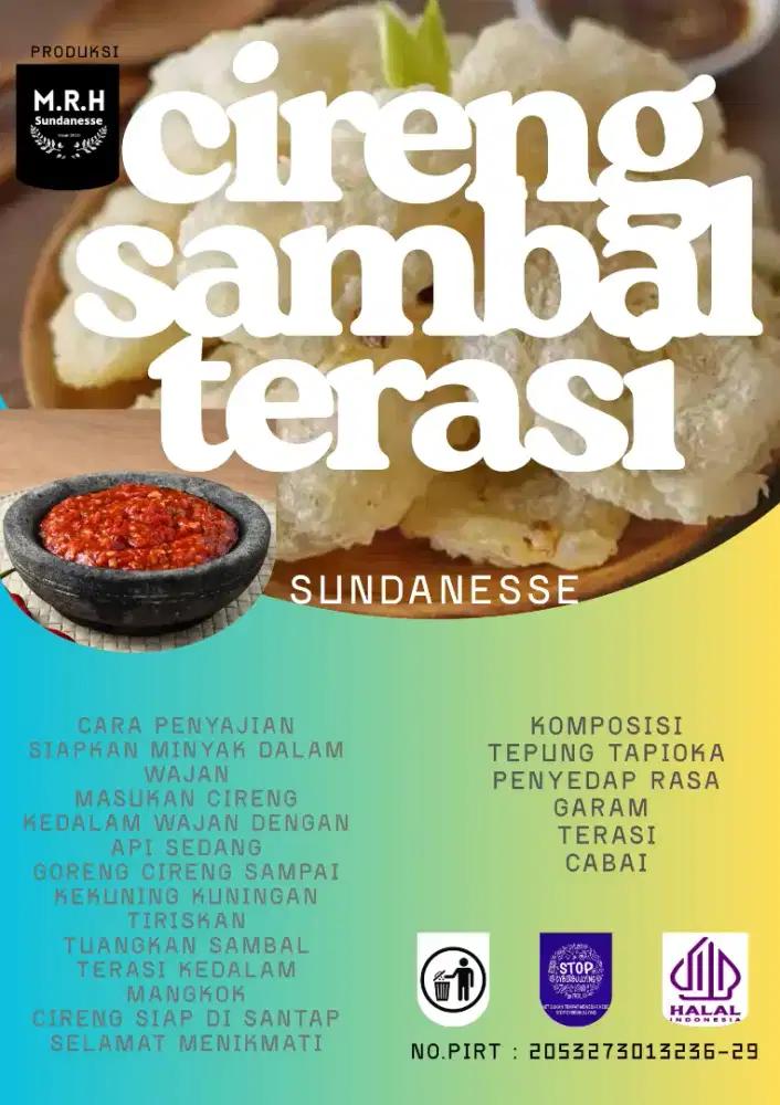 Cireng sambal terasi