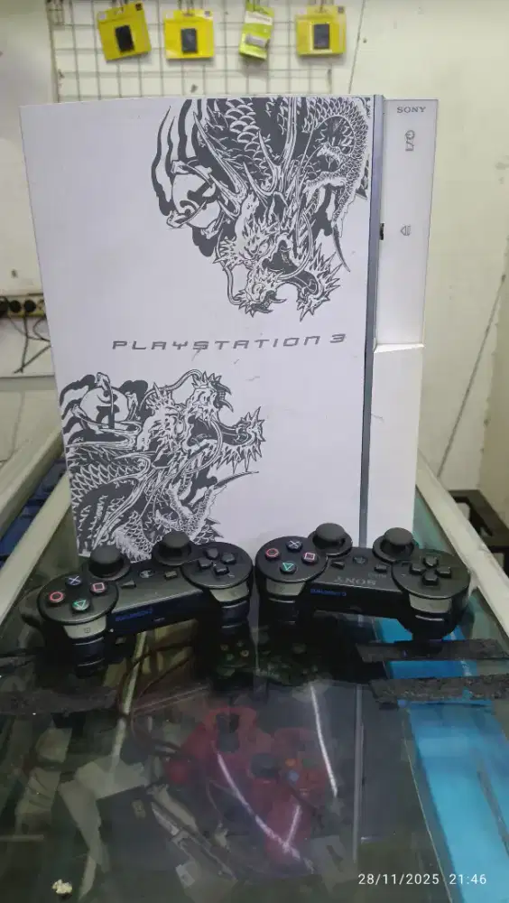 PS3 fat seri HL terbaik di kalas nya HDD 120gb full game