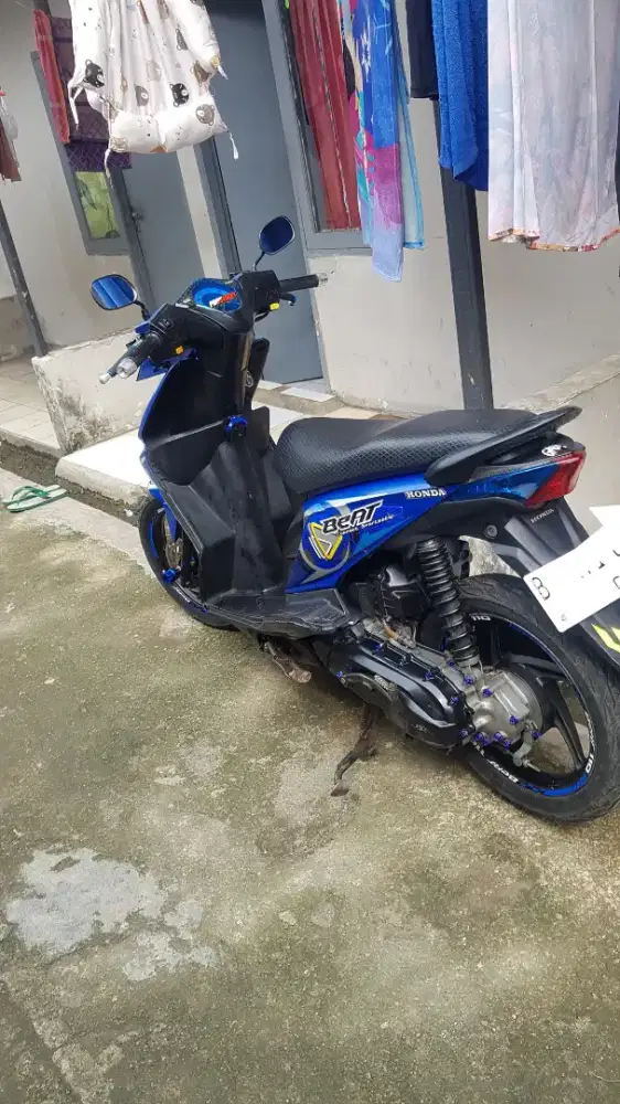 Honda beat karbu 2010 lengkap & hidup plat panjang