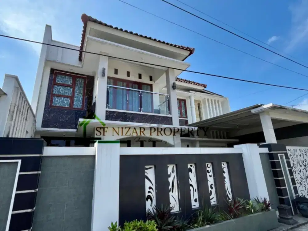 Rumah Mewah 2 Lantai Jalan Bunga Bunga Dekat Suhat Lowok Waru Kota Malang