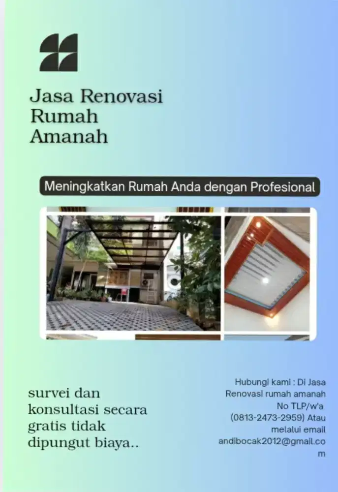 Trima jasa renovasi rumah dln..