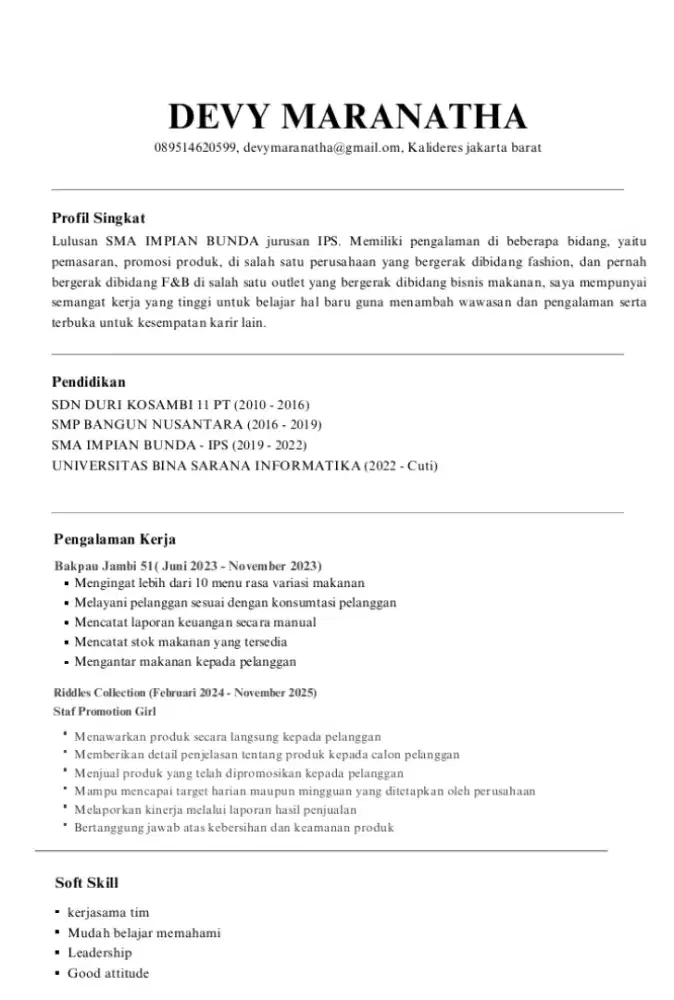 Mencari lowongan pekerjaan(fresh graduate)