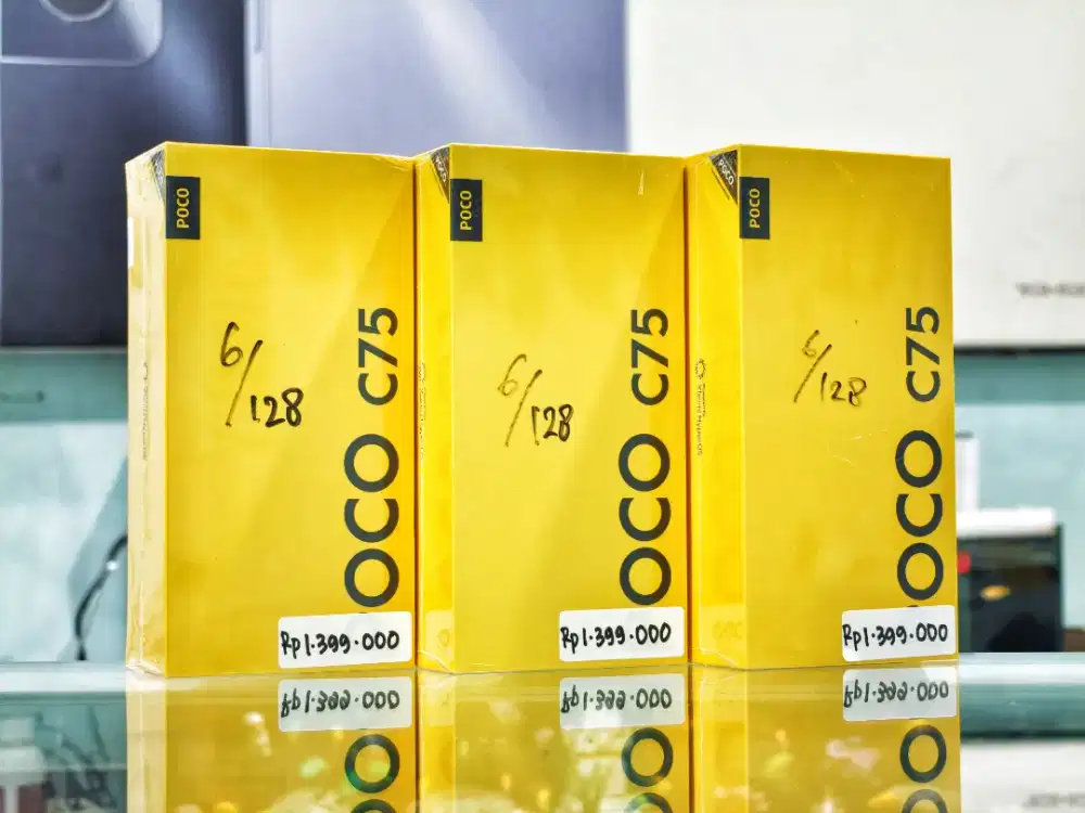 POCO C75 6/128 NEW SEGEL PROMO TERMURAH