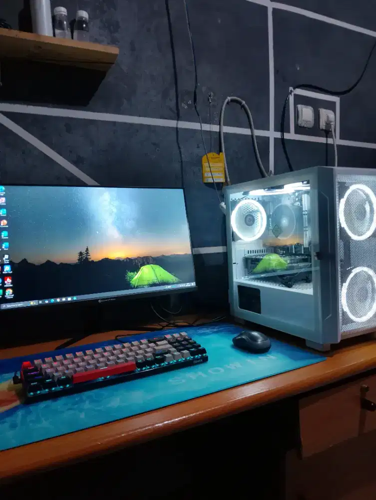 PC gaming Ryzen Monitor 165hz BU jual cepat